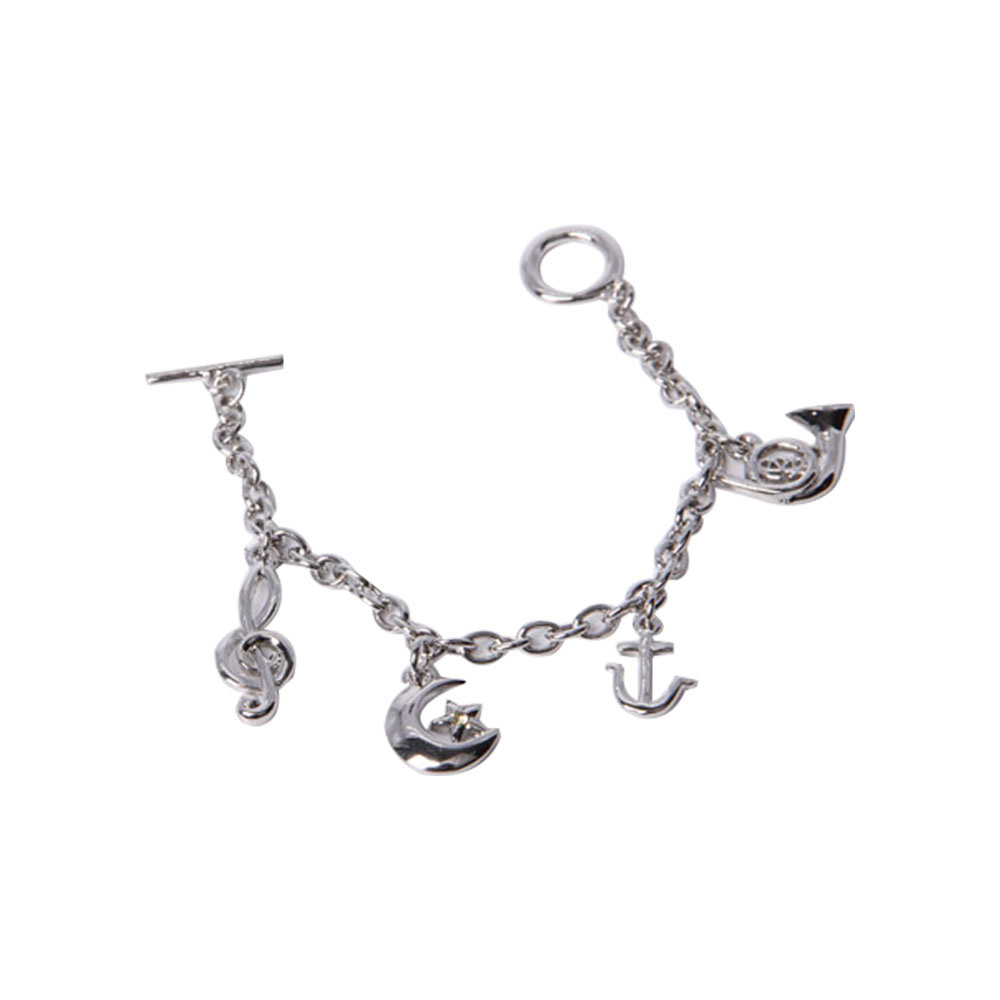 New Style Fashion Jewelry Silver Bracelet with Three Rhinestones