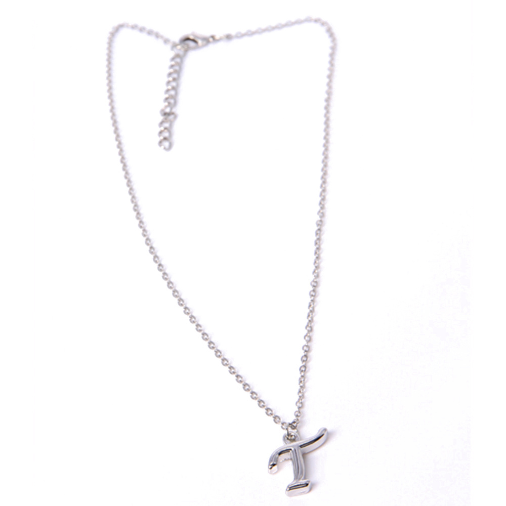Personalised Fashion Jewelry Silver Letter J Pendant Necklace