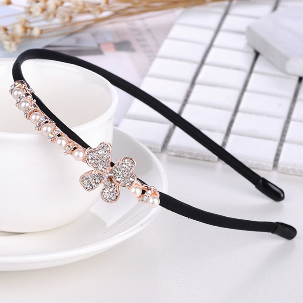 Fashion Headband with Butterfly with Rhinestones