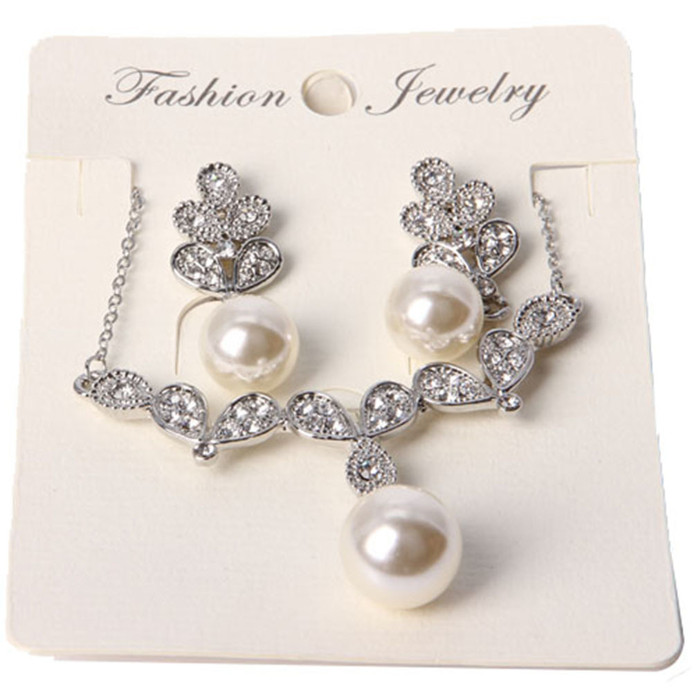 High Quality Fashion Silver Woven Pattern Jewelry Set