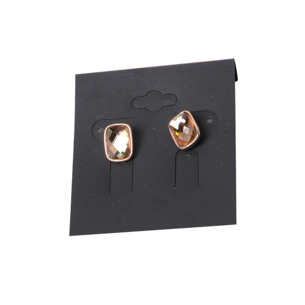 Rose Gold Fashion Jewellery Earring with Faced Glass Beads