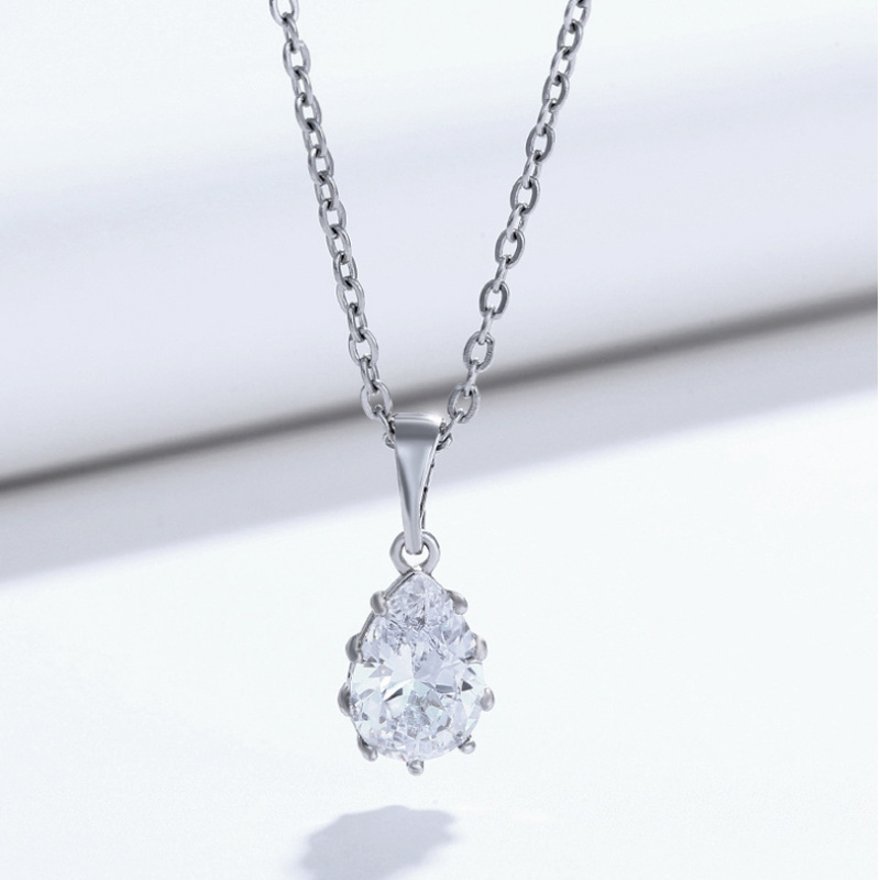 Glass Diamond Geometric Simple Choker Temperament Fashion Everything Necklace