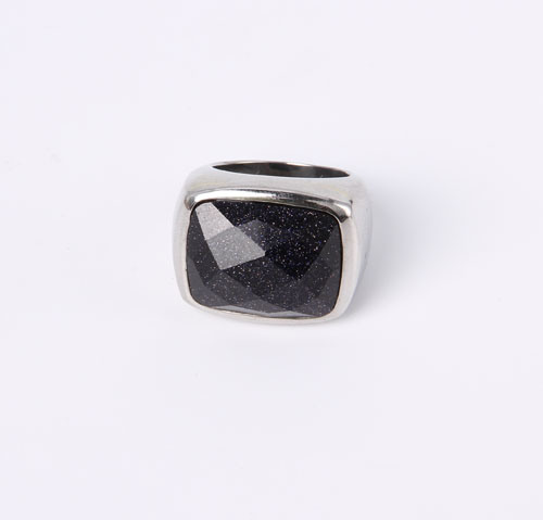 Fashion Jewelry Men Ring with Goldstone