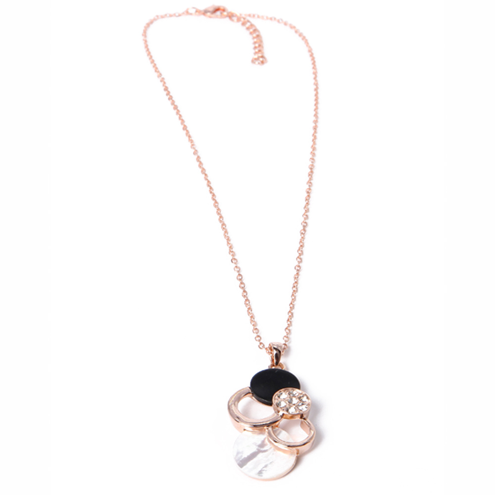 Good Quality Fashion Jewelry Gold Round Pendant Necklace