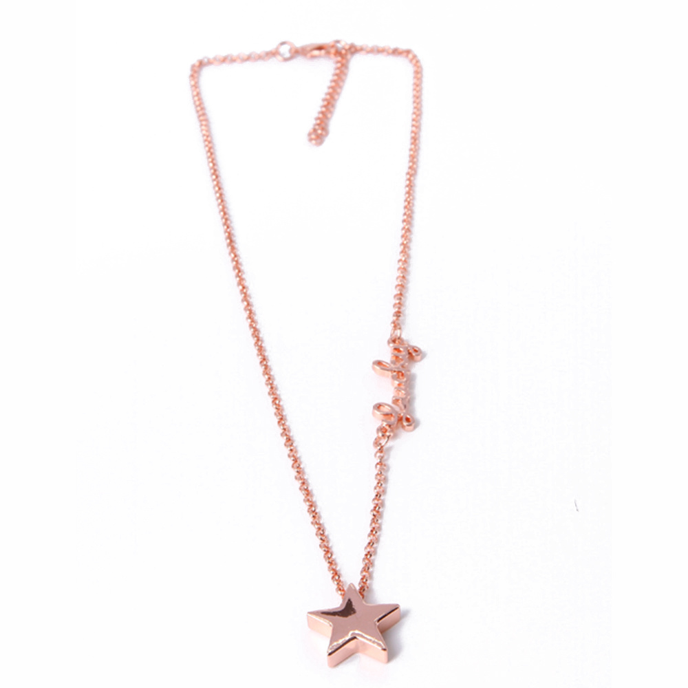 Lowest Price Fashion Jewelry Gold Star Pendant Necklace