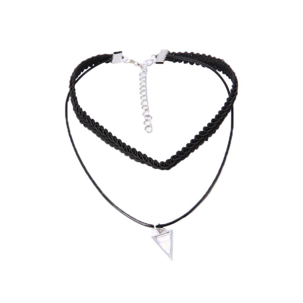 Wholesale Fashion Jewelry Choker Brown Fabric Necklace