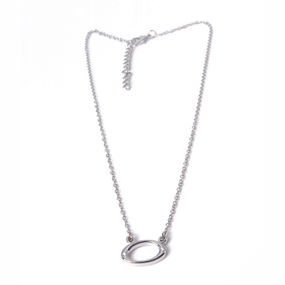 Factory Supply Fashion Jewelry Silver F Letter Pendant Necklace