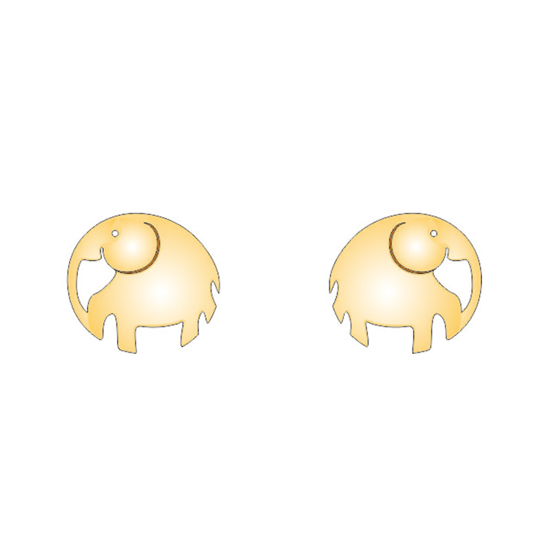 Good Luck Golden Elephant Jewelry Set