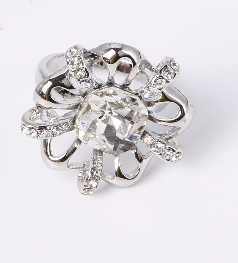 Factory Direct Wholesale Fashion Jewelry Ring with Rhinestones