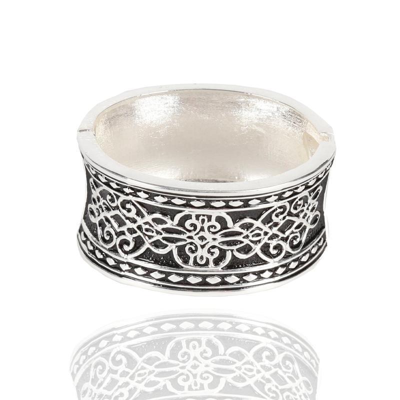 Chinese Style Knot Design Silver Bracelet
