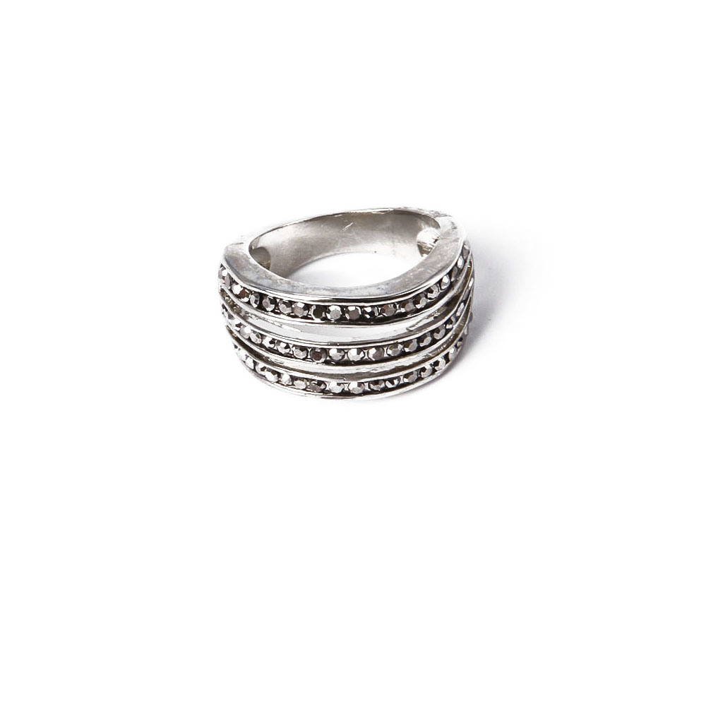 Wholesale Fashion Jewelry Glod Ring with Rhinestone