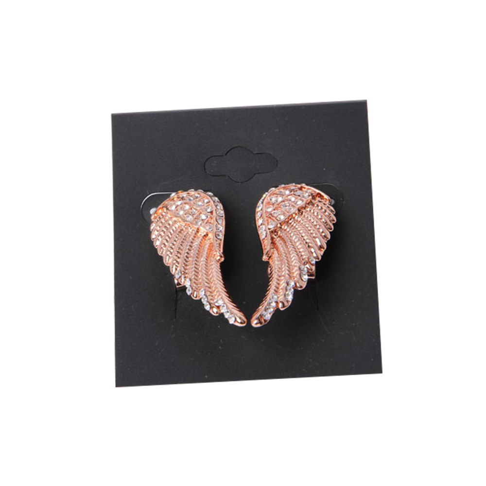 Fashion Jewelry Angel Wings Earring with Rhinestones