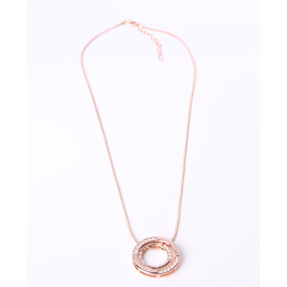 New Style Fashion Jewelry Gold Pendant Necklace with Ring