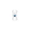 Best Hot Sale Elegant Blue Crystal Swan Jewelry Set for Women 