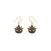 Classic Golden Black Cat Halloween Jewelry Set for Adult 